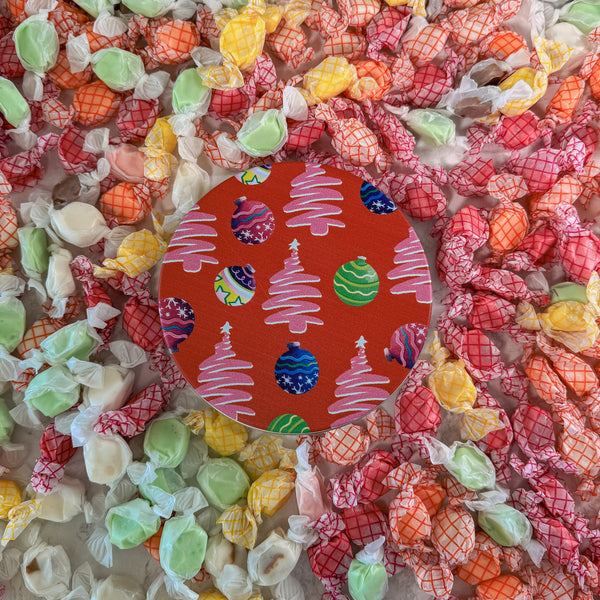 SUTTER'S STATE FAIR SALT WATER TAFFY CHRISTMAS TINS